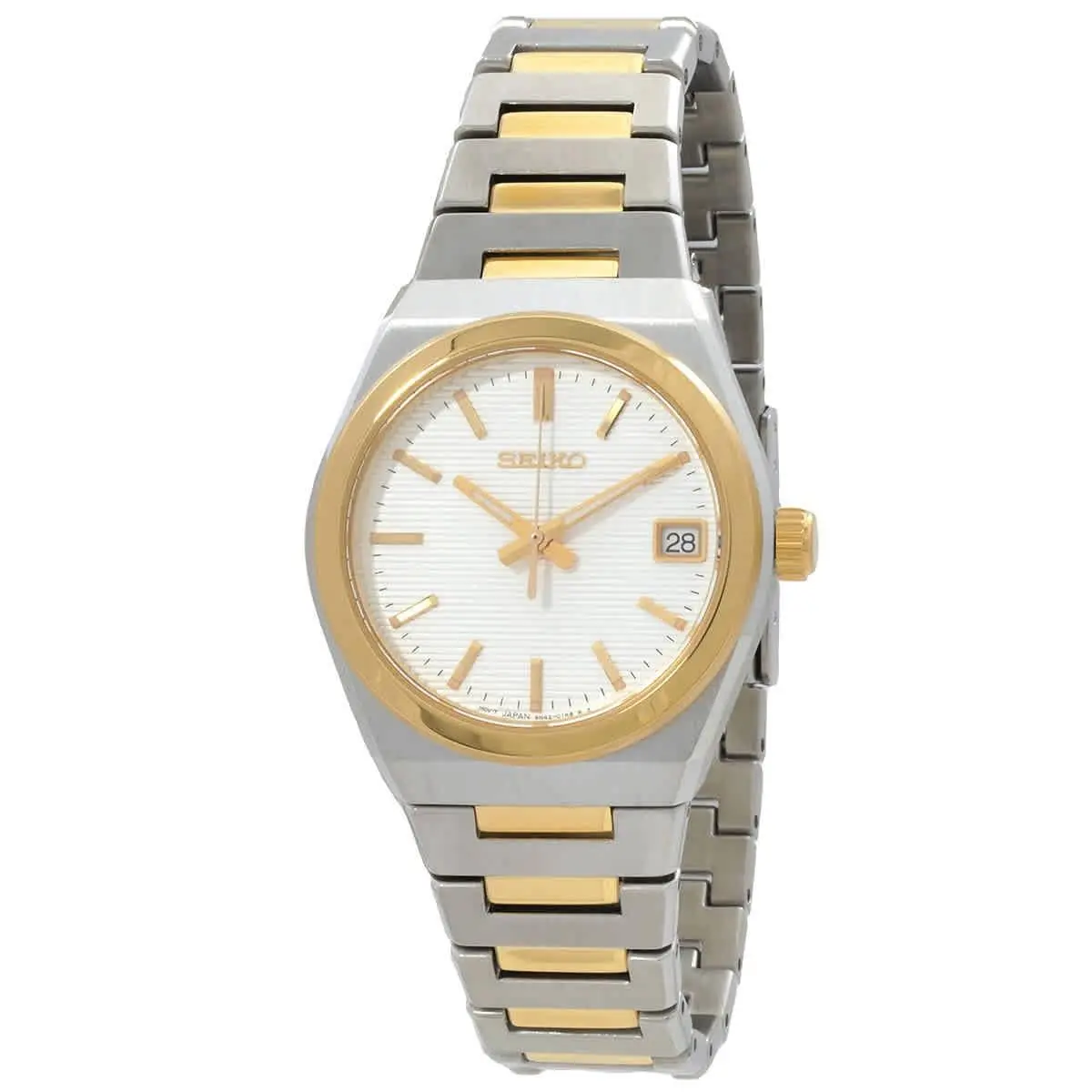 Essentials Quartz White Dial Ladies Watch SUR578P1 by Seiko