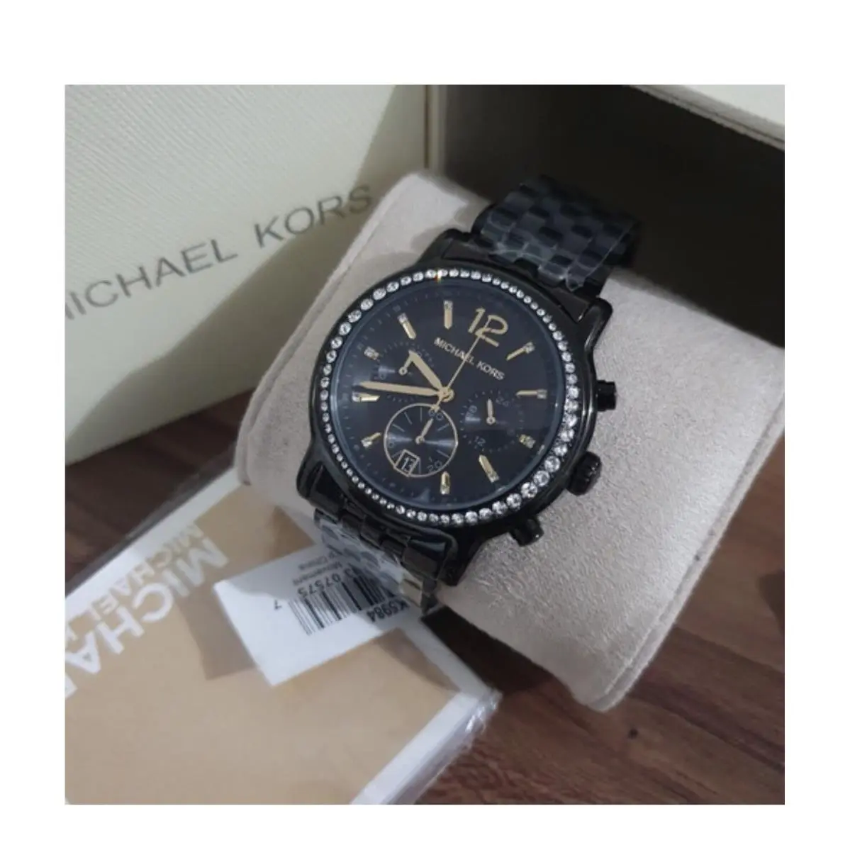 Chronograph Black Dial Black Stainless Steel Watch MK5984 by Michael Kors