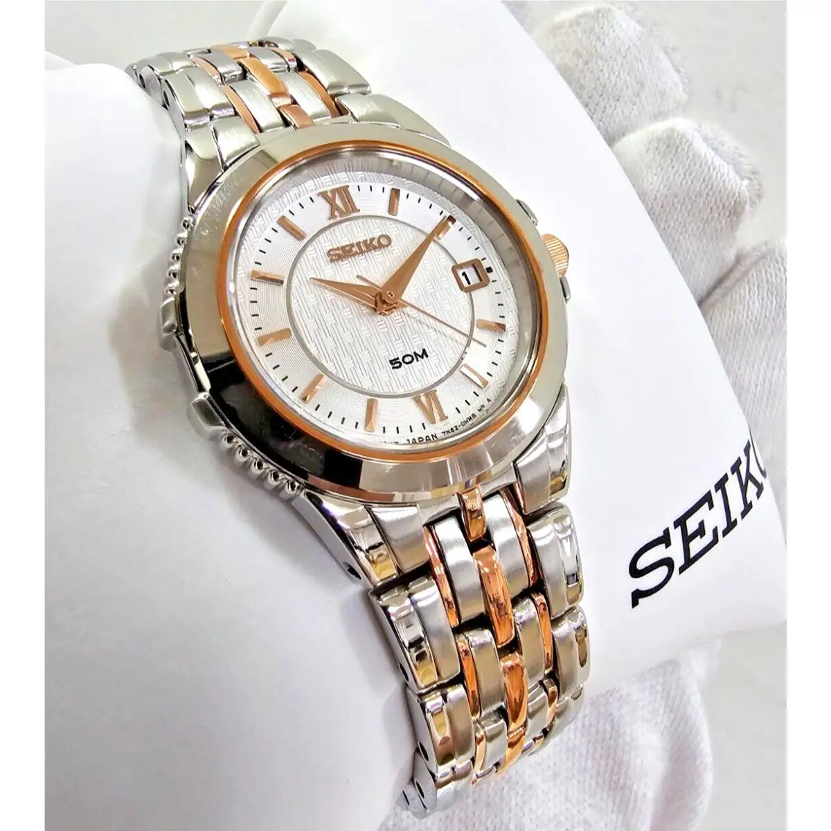 Seiko Le Grand Sport 26mm Two-tone Steel Women`s Watch - SXDB18