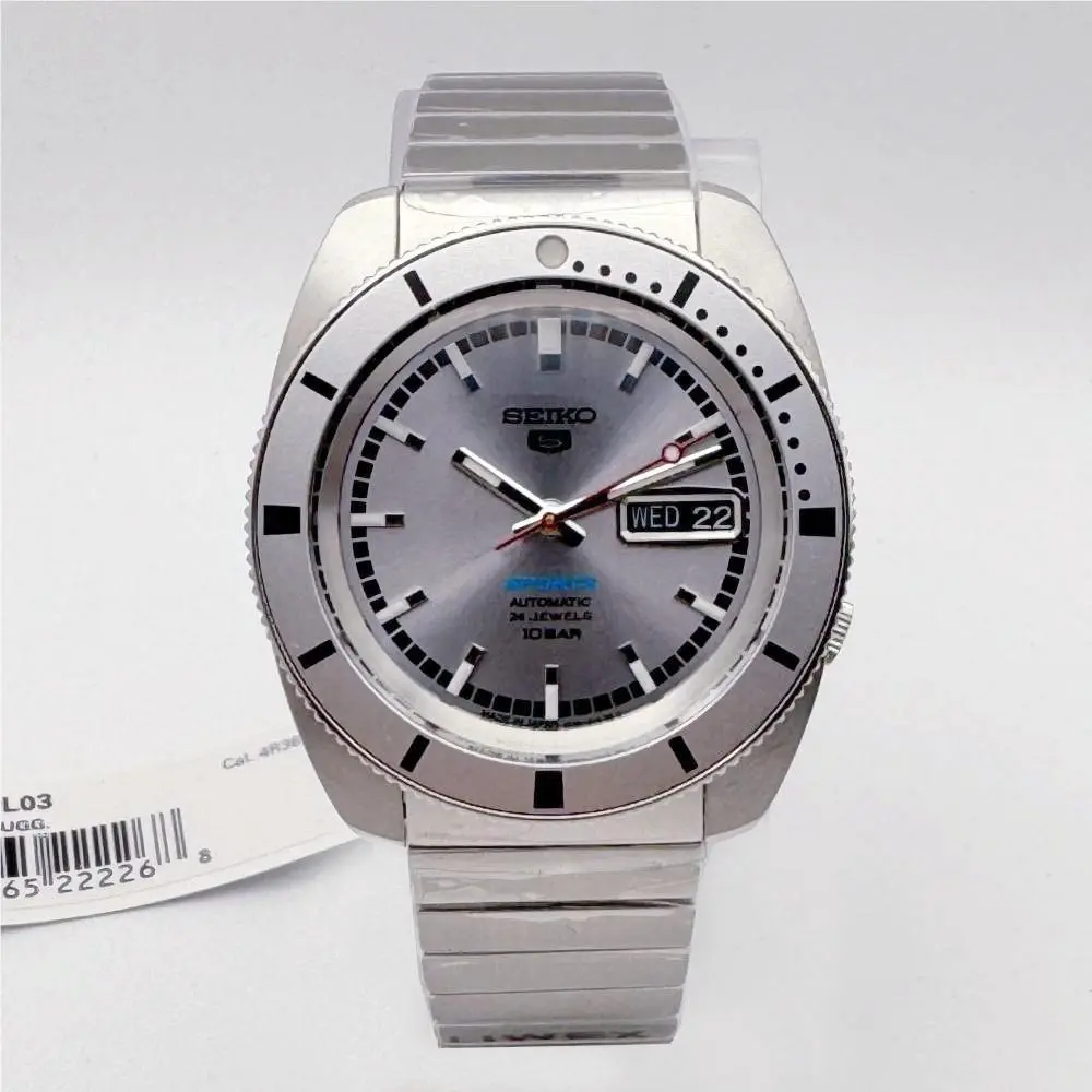Seiko 5 Sports Limited Edition Automatic Silver Men`s Watch - SRPL03