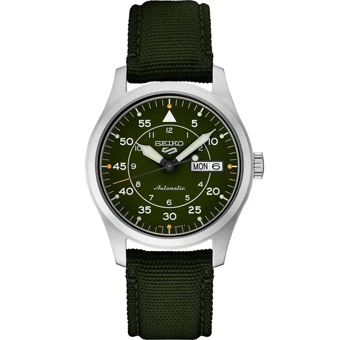 Men`s 5 Sports Field Automatic Green Dial Watch - SRPH29K1 by Seiko