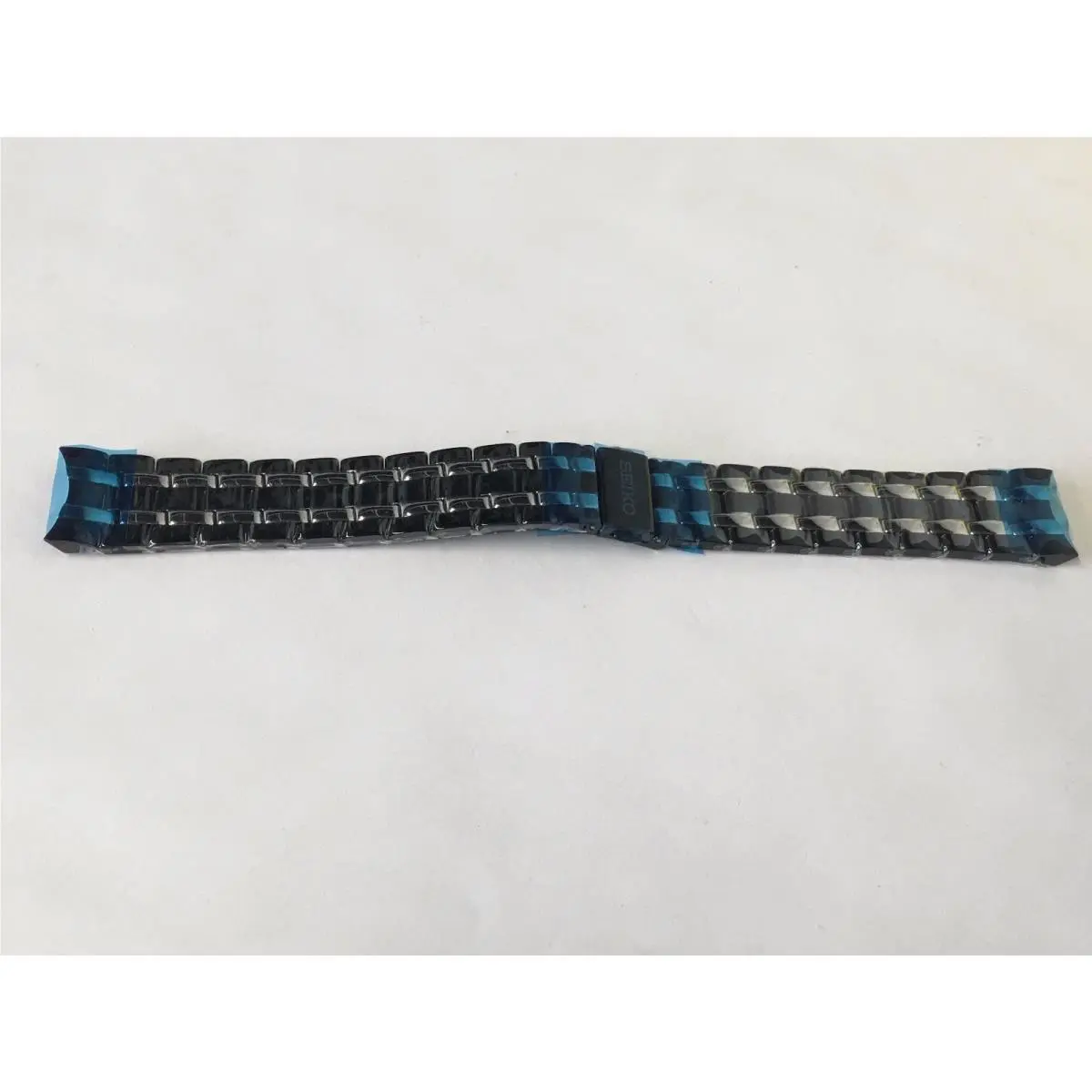 Seiko SKA551 Men`s Black Two-tone Full Watch Band Replacement