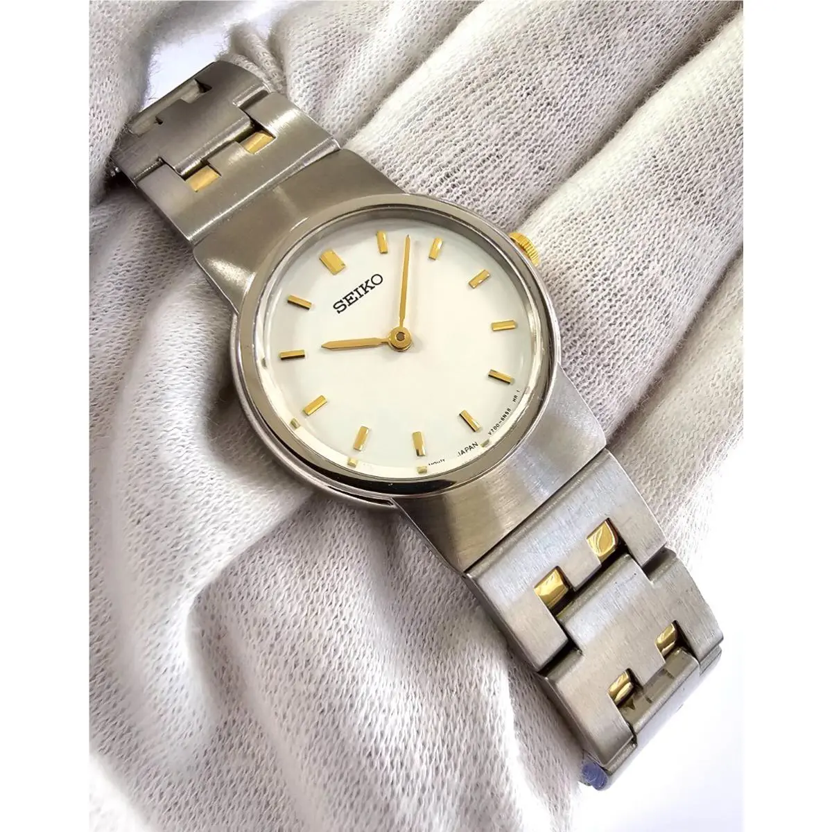Seiko Quartz Stainess Steel Women`s Watch SJB755P