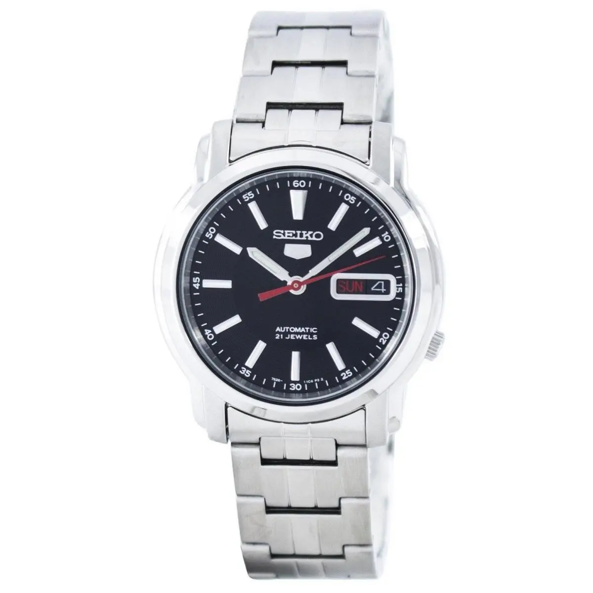 5 Automatic Stainless Steel Black Dial 21 Jewels SNKL83K1 30M Mens Watch by Seiko