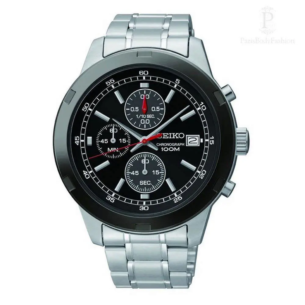 Seiko - SKS427P1 - Men`s Chronograph Watch - Stainless Steel Grey Dial