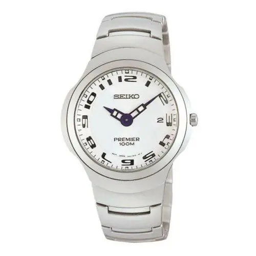 Premier Stainless Steel Men`s Watch SKP051 by Seiko
