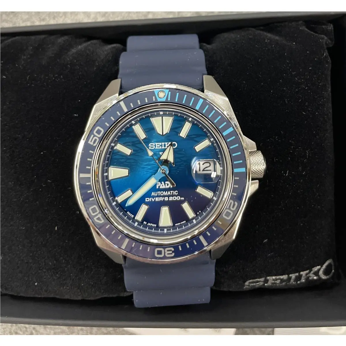 Seiko Automatic Prospex Samurai Scuba Special Edition Padi Watch SRPJ93
