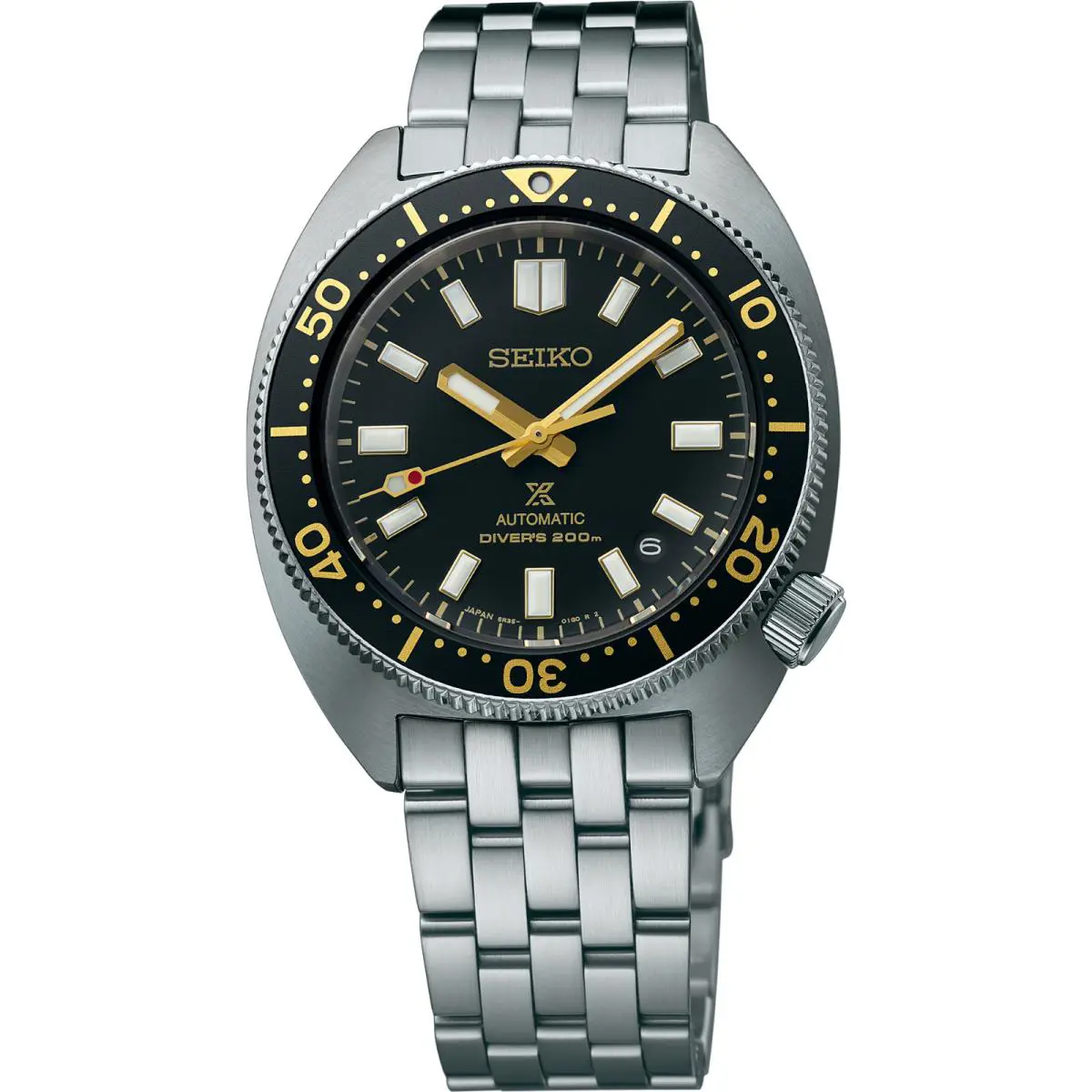 Seiko Prospex Automatic Diver 41mm Black Dial Stainless Steel Watch SPB315