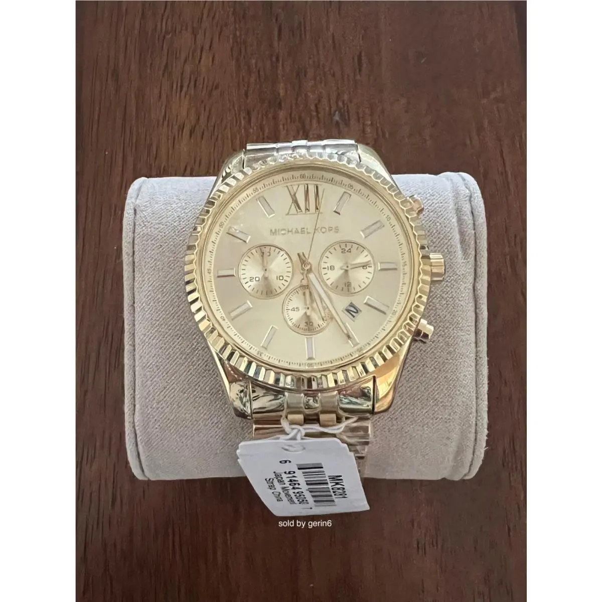 Michael Kors MK8281 Lexington Gold Stainless Steel Chronograph Men`s Watch