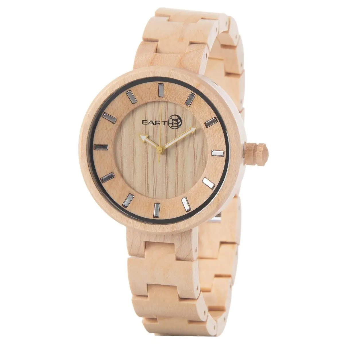 Unisex Root Analog Watch Natural by Earth Wood