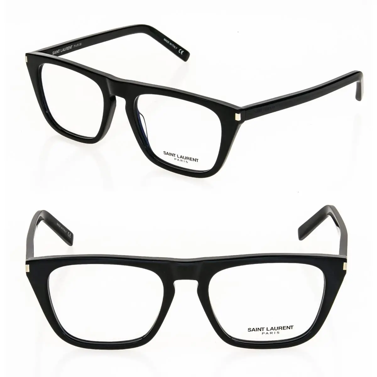 Saint Laurent 343 Ysl SL343 Black Classic Unisex Eyeglasses Optical 53mm 001