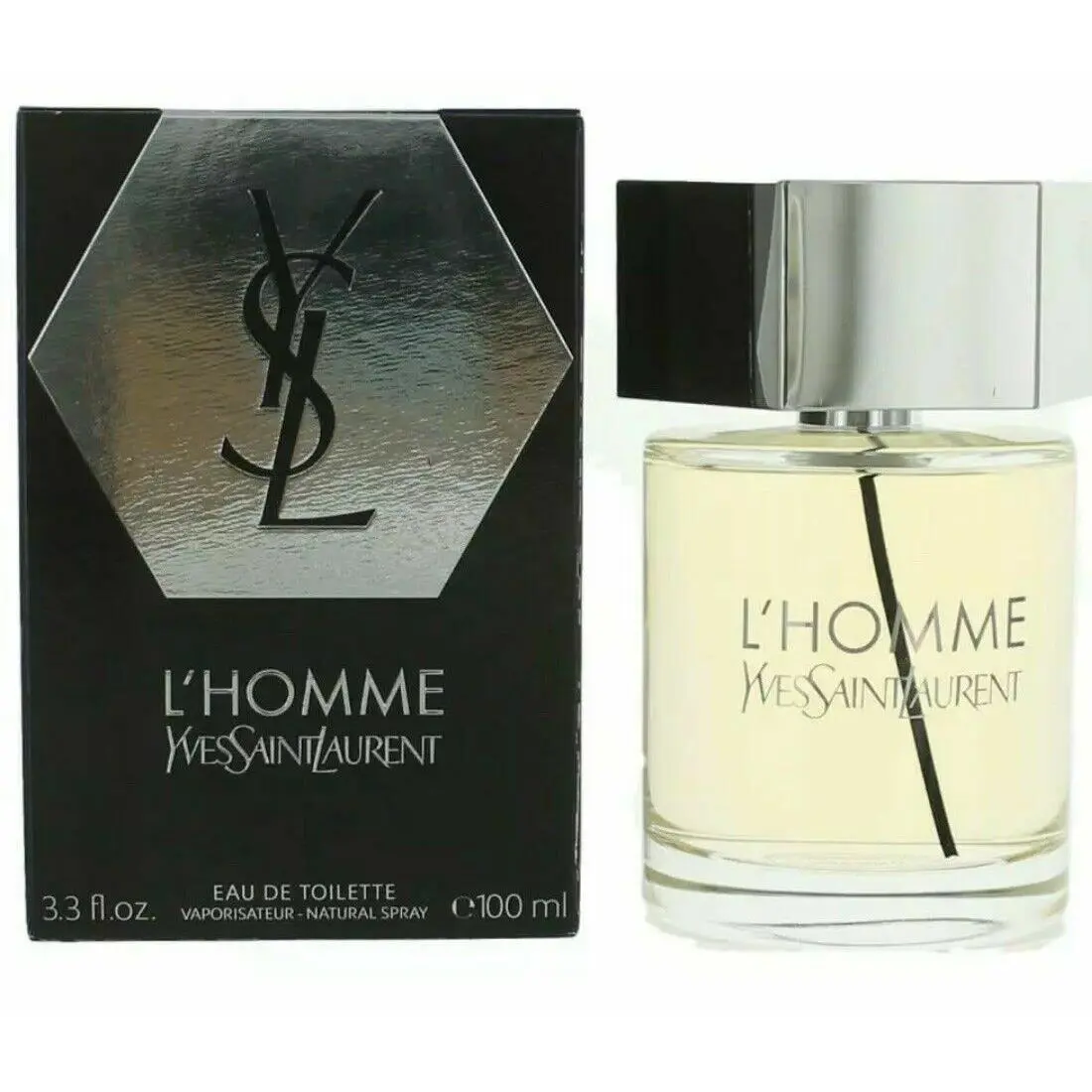 L`homme by Ysl  Eau de Toillete Spray 3.3oz 100ml For Men by Yves Saint Laurent