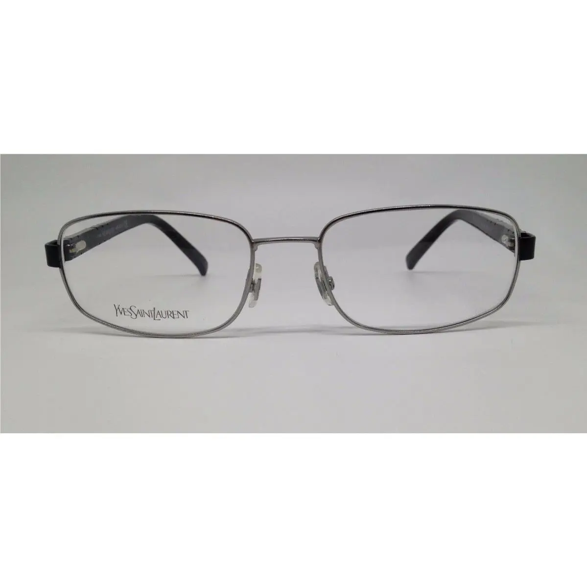 Ysl 2280 Silver/black Svk Eyeglasses Frame 53-17-140 Italy by Yves Saint Laurent