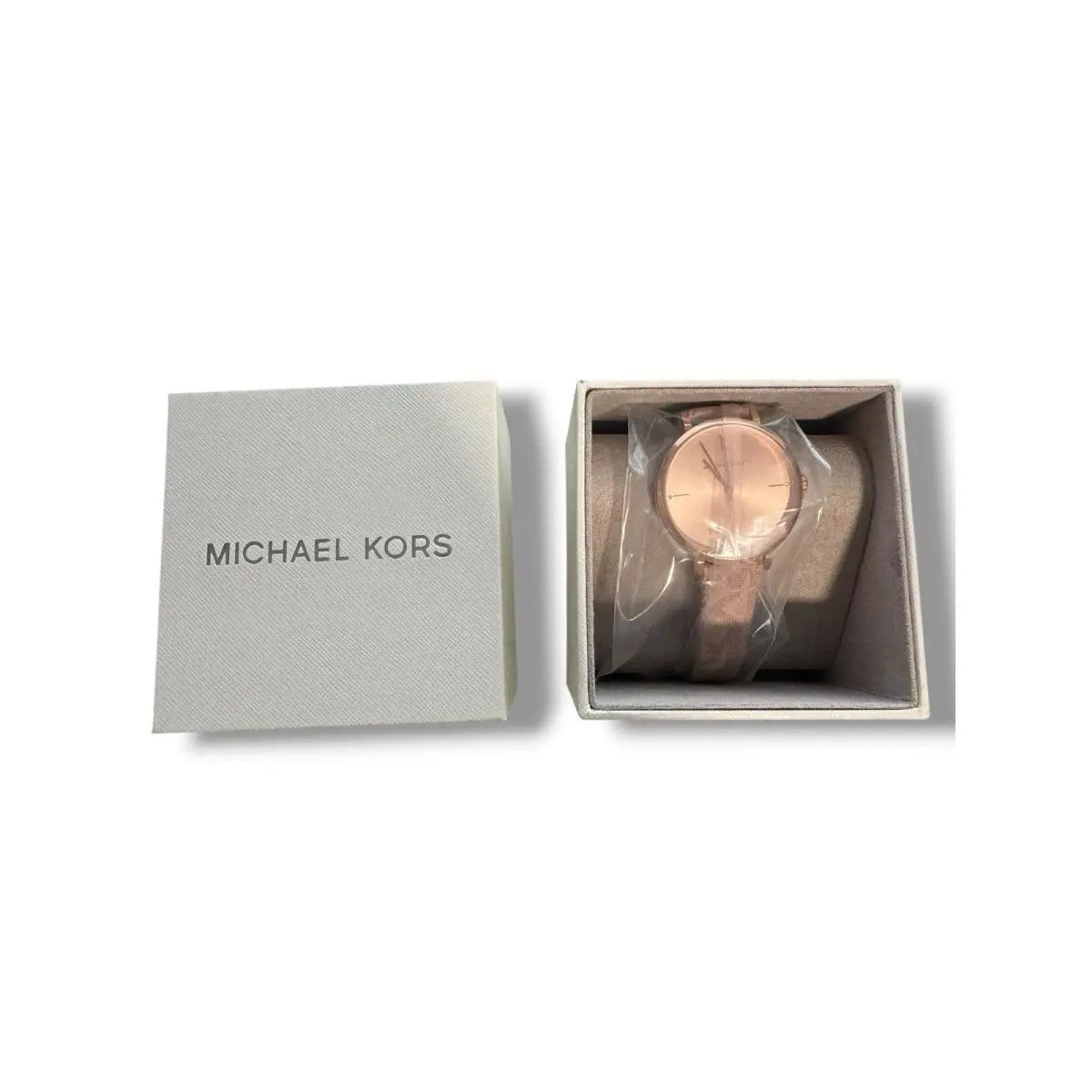 Michael Kors Jayne Three-hand Blush Watch MK7130 From Rose Gold