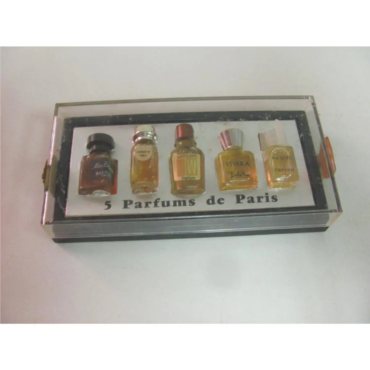 Vintage Mini Coffret Set Miss Balmain Givenchy Iii Antilope Vivara Ma Griffe