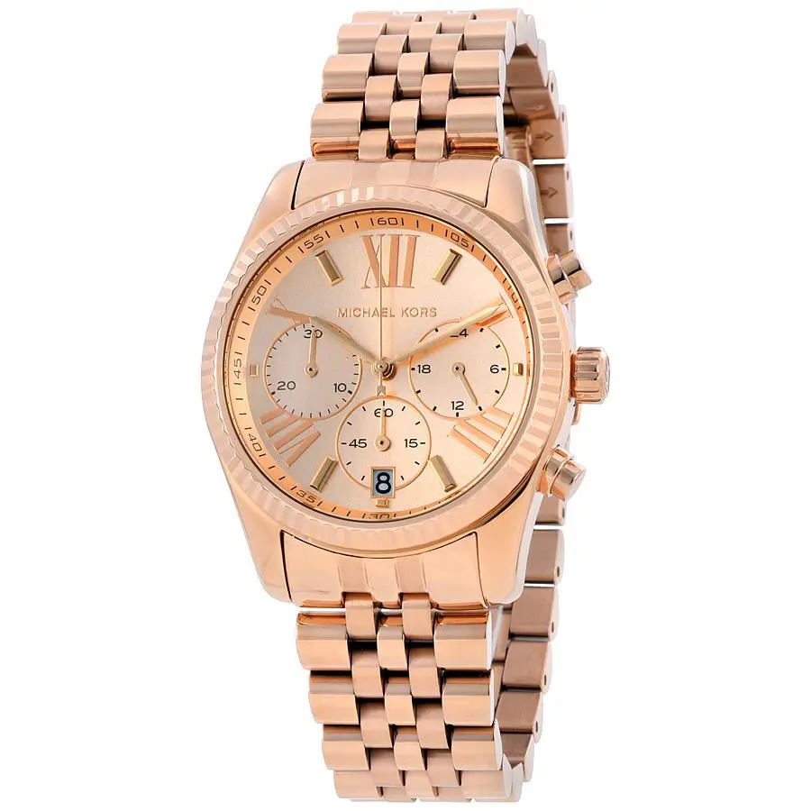 Michael Kors Lexington Rose Gold Tone Roman S Chronograph WATCH-MK5569