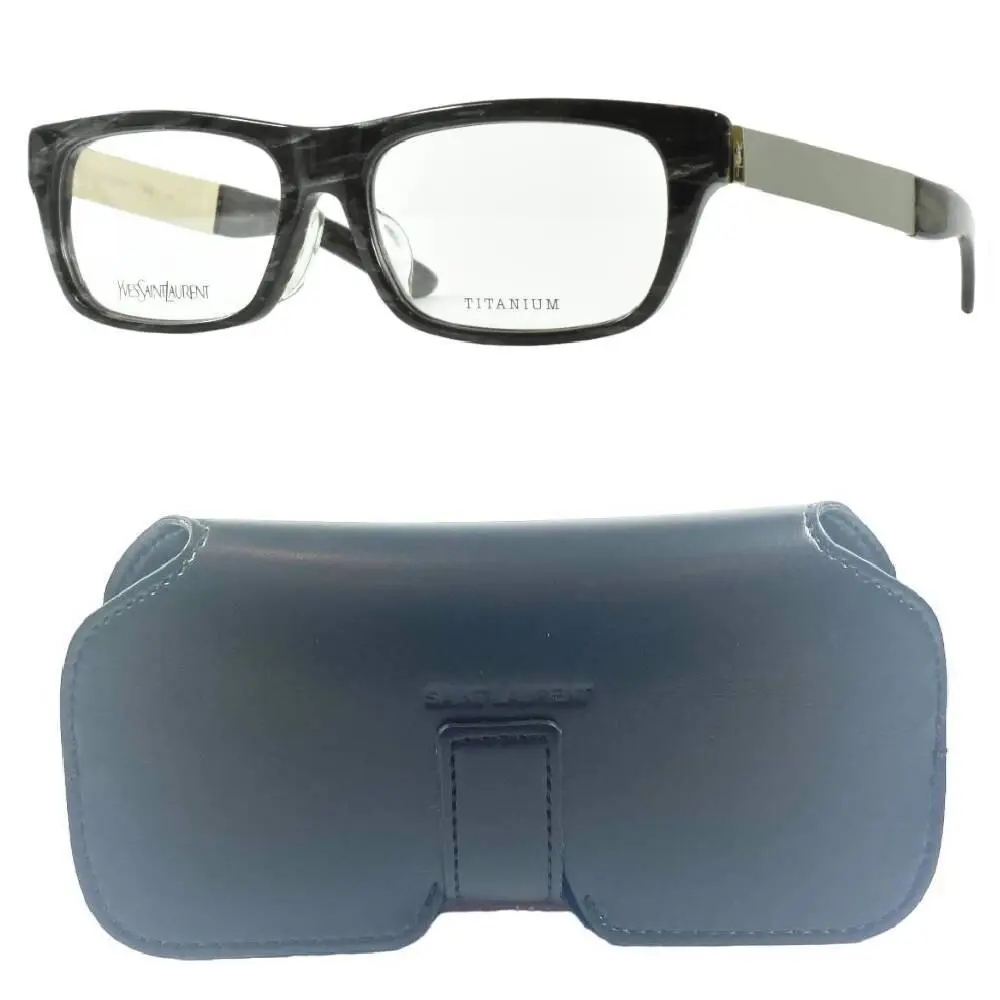 Yves Saint Laurent Ysl 4022J 8LV Black Marble/light Grey Full Rim Rectangular - Frame: Black Marble/Light Grey