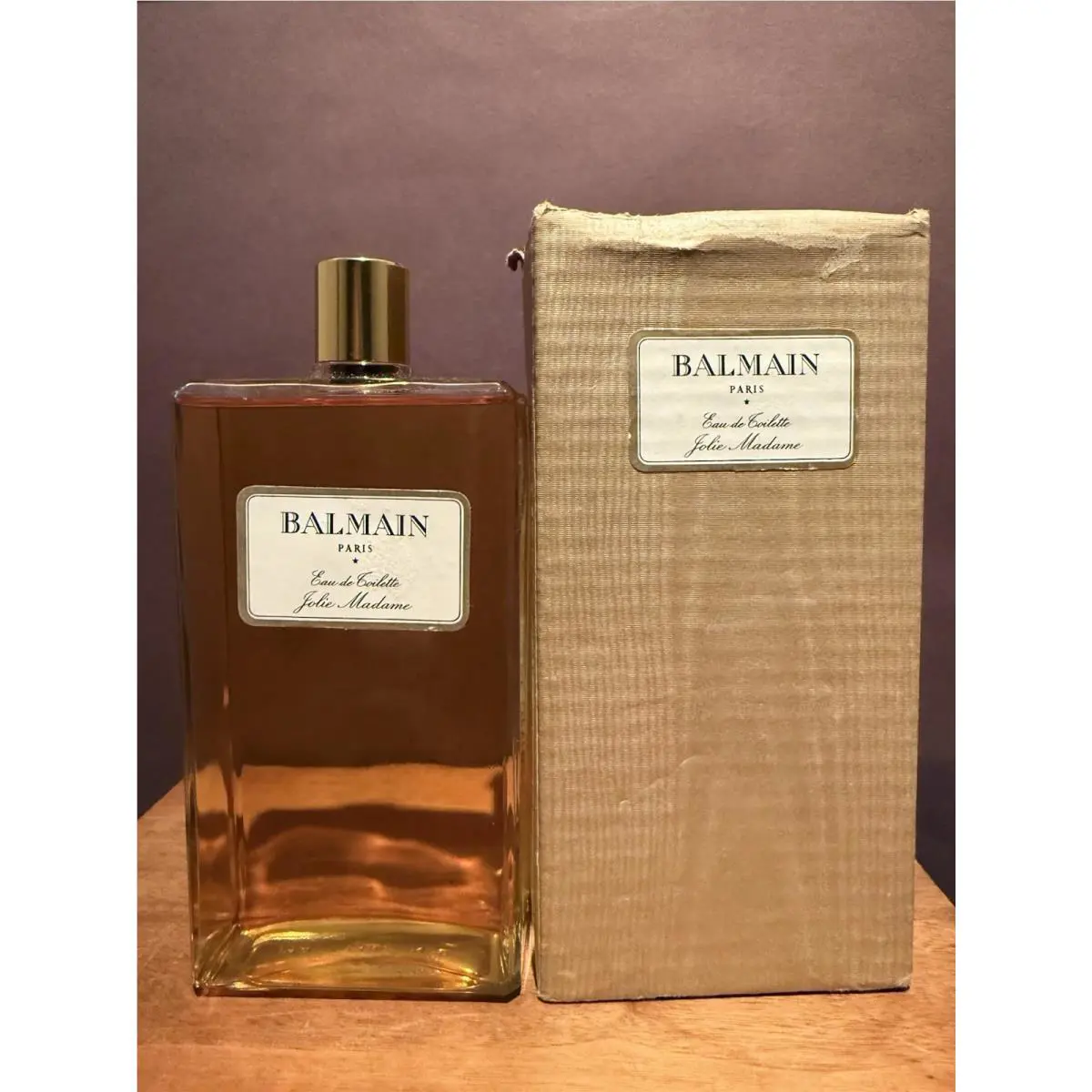 Vintage Balmain Jolie Madame 14 OZ Eau de Toilette Splash See Photos Rare