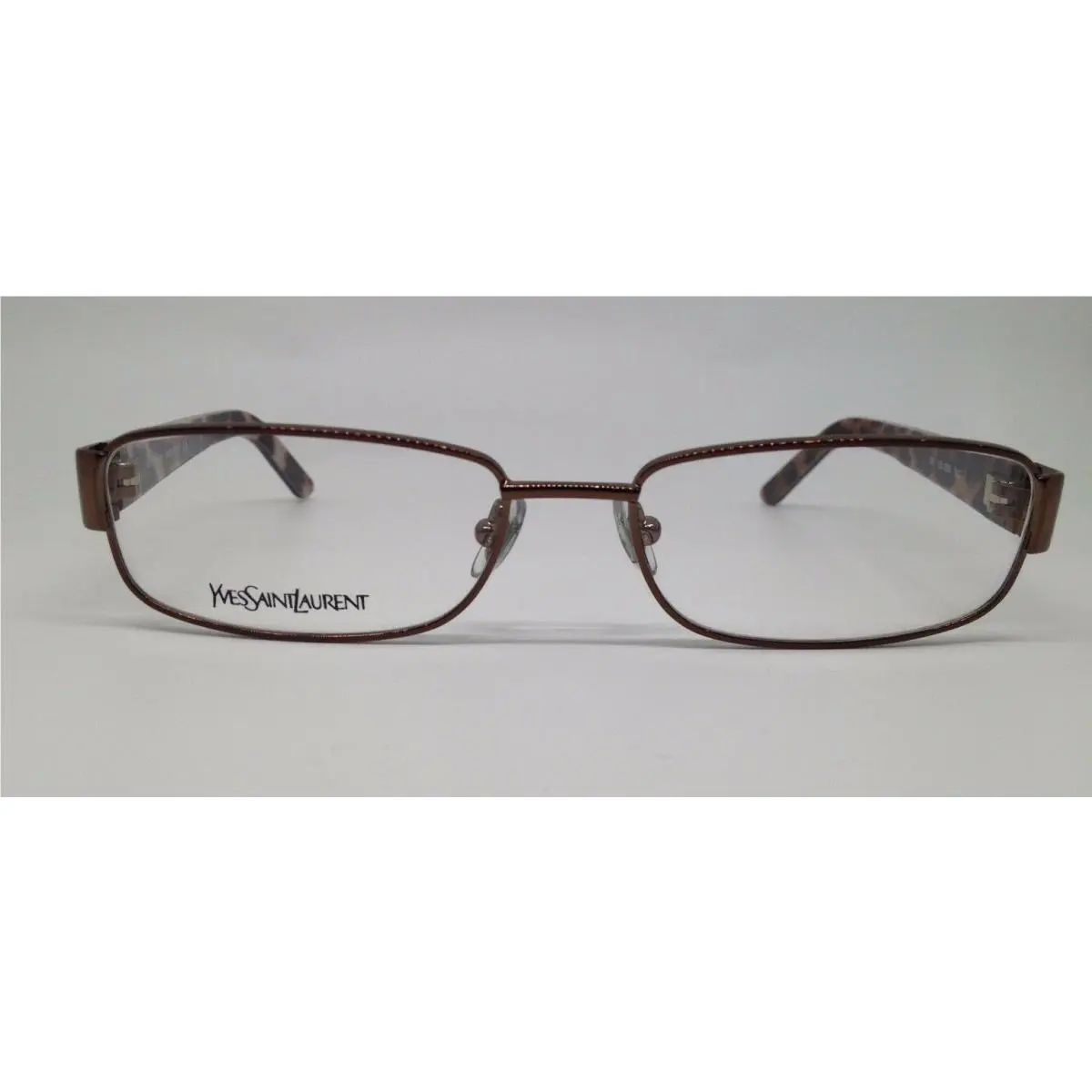 Ysl 6229 Brown 02D Metal Eyeglasses Frame 52-16-130 Italy by Yves Saint Laurent