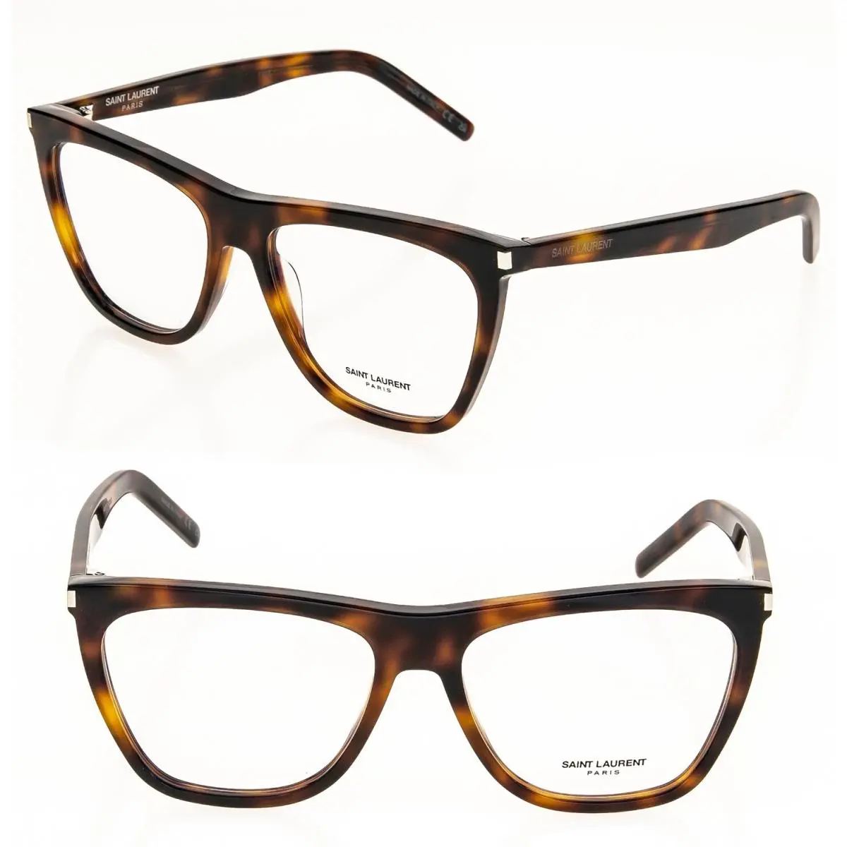 Saint Laurent 518 Ysl SL518 Opt Brown Classic Unisex Eyeglasses Optical 56mm 002