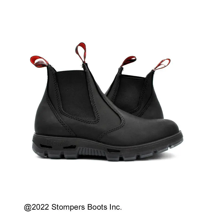 Redback Easy Escape Slip On 6 Inch Steel Toe Black