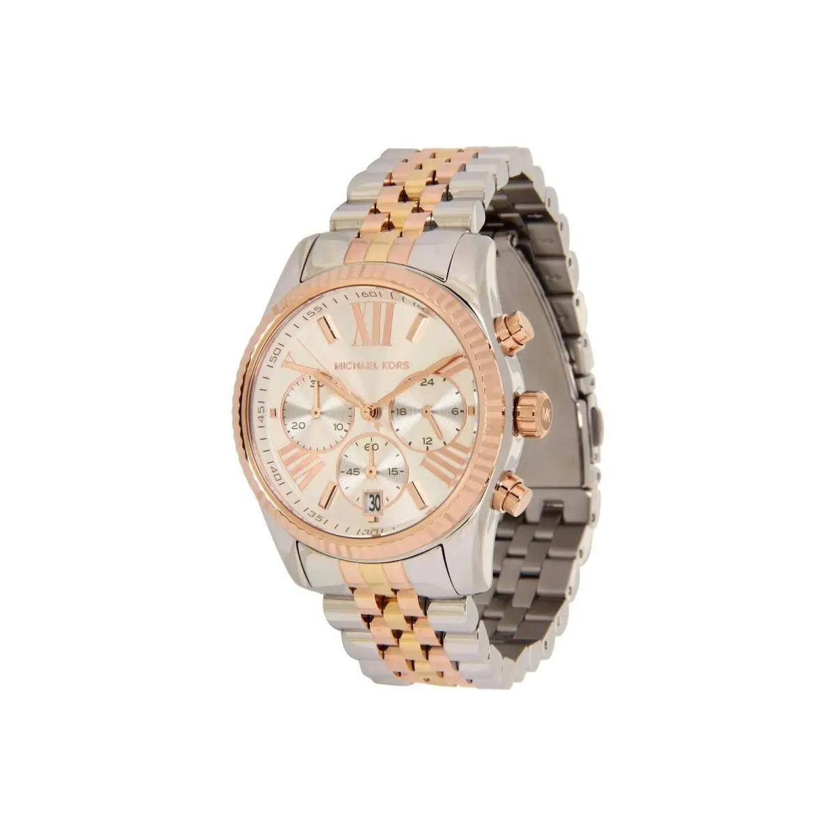 Women`s Lexington Watch Three-hand Tri-tone 38MM by Michael Kors