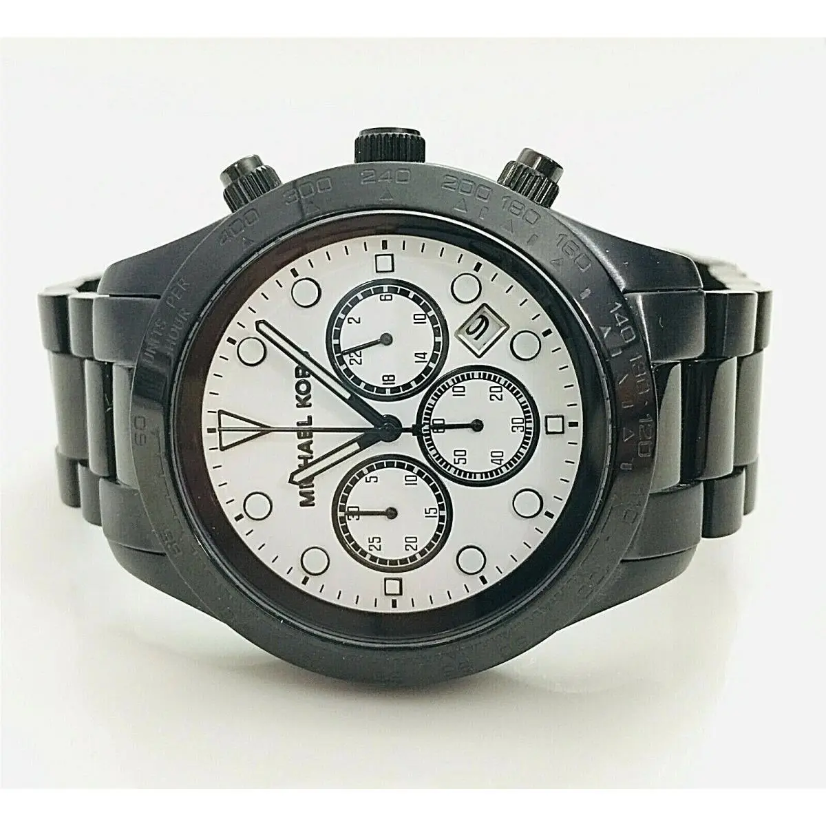 Michael Kors Watch Analog Dress Modern Quartz Unisex Date Chronograph MK6083
