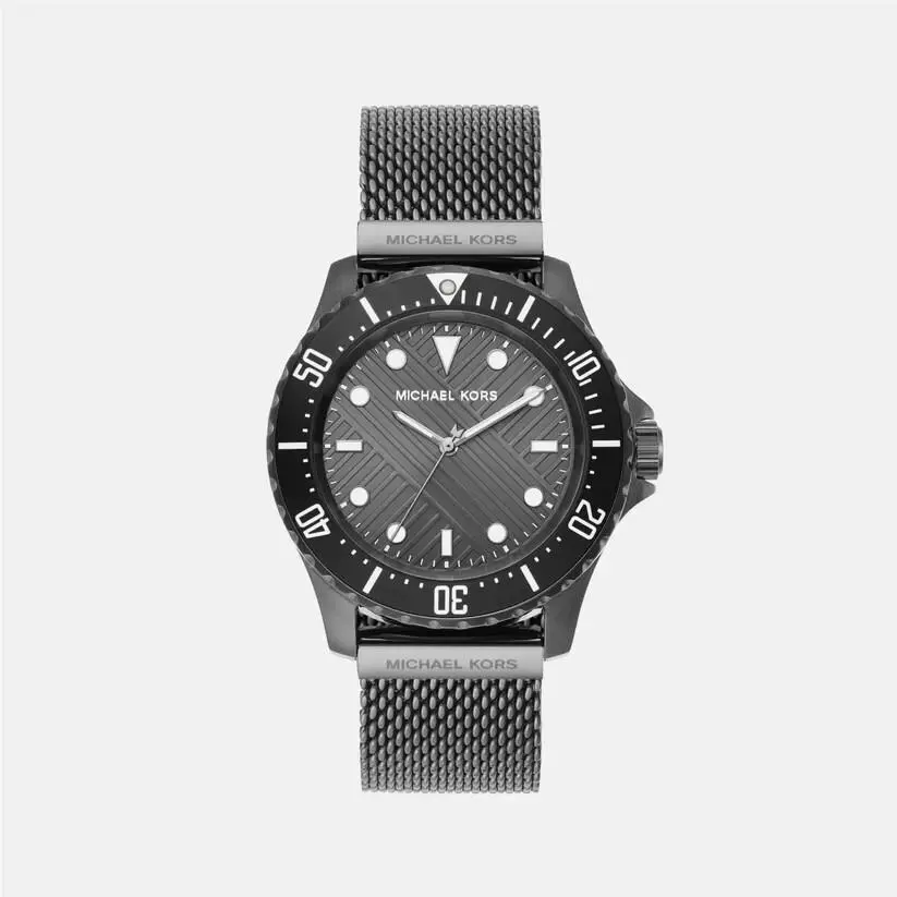 Everest Gray Dial Mesh Bracelet Men`s Watch MK9093 by Michael Kors
