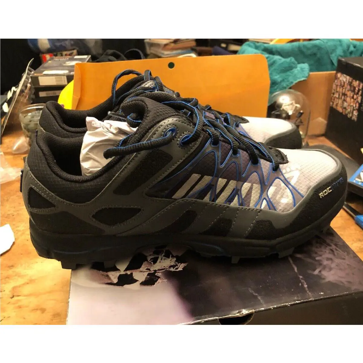 inov-8 shoes - Inov-8 - Grey/Black/Blue, Manufacturer: Grey/Black/Blue (UPC: 5050973446270) 1