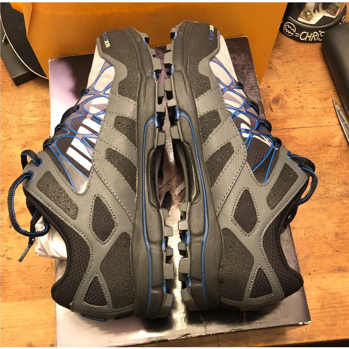 inov-8 shoes - Inov-8 - Grey/Black/Blue, Manufacturer: Grey/Black/Blue (UPC: 5050973446270) 4