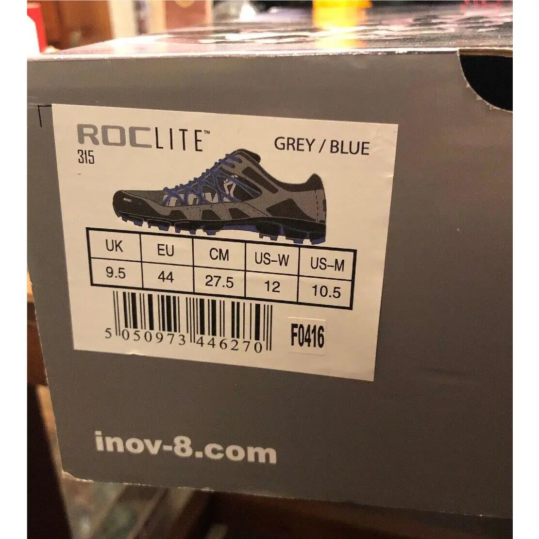 inov-8 shoes - Inov-8 - Grey/Black/Blue, Manufacturer: Grey/Black/Blue (UPC: 5050973446270) 7