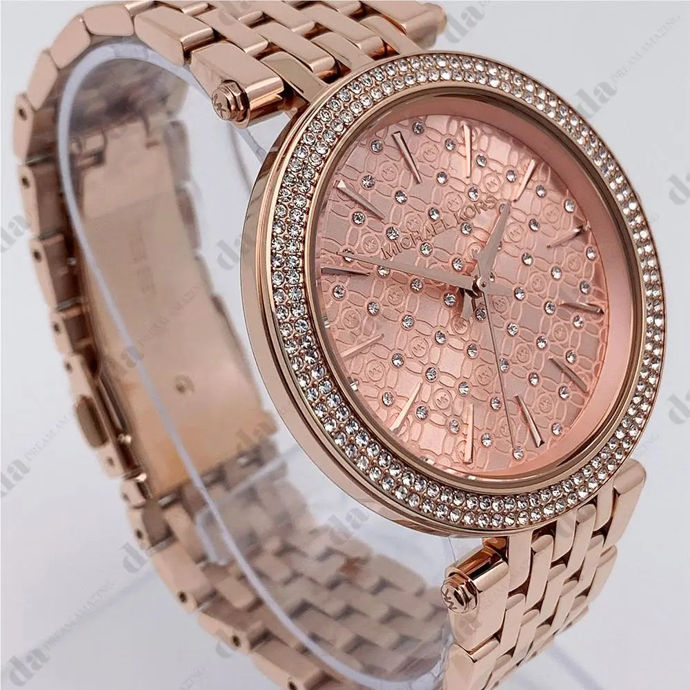 MK3399 Darci Round Rose Gold-tone Bracelet Women`s Watch by Michael Kors