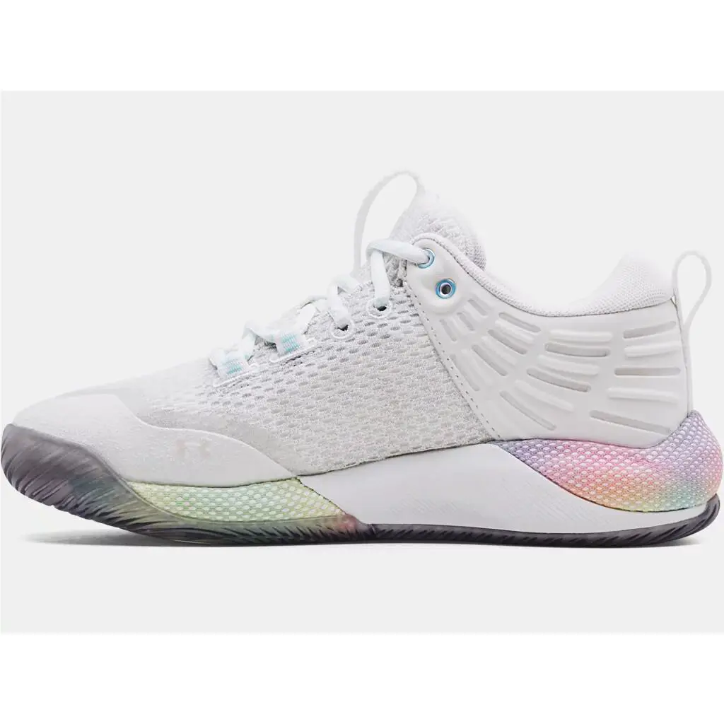 Under Armour shoes - Under Armour HVR Block City Elite - 3024043 - White/Breeze/Metallic Silver 0