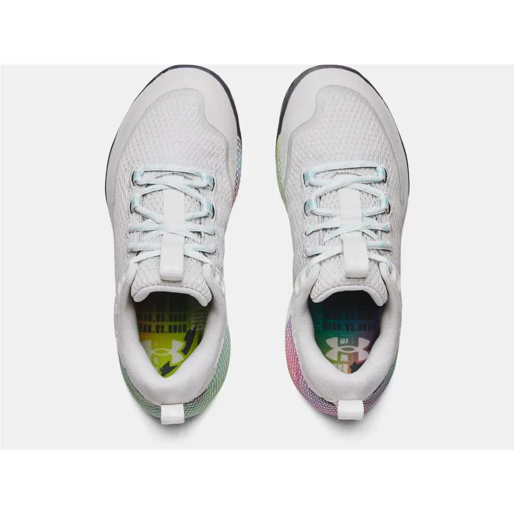 Under Armour shoes - Under Armour HVR Block City Elite - 3024043 - White/Breeze/Metallic Silver 8