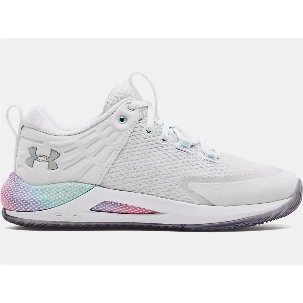 Under Armour shoes - Under Armour HVR Block City Elite - 3024043 - White/Breeze/Metallic Silver 4