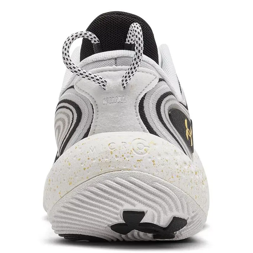 Under Armour shoes - Under Armour Spawn 6 - Spawn - 3027263100 - White / Black / Metallic Gold 5