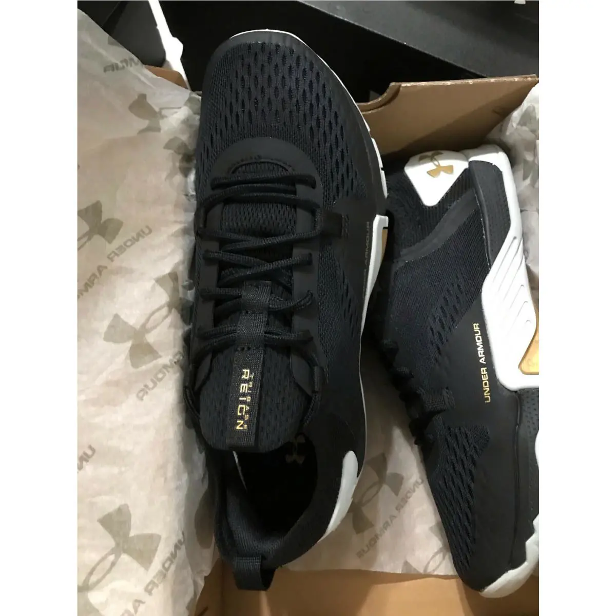 Under Armour shoes - Under Armour Tribase Reign 2 - 3022614-003 - Black/White 8