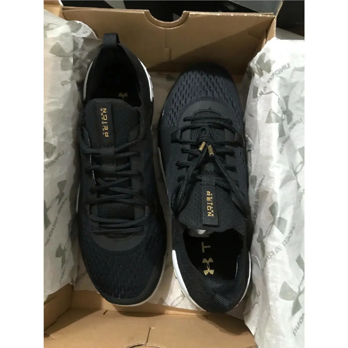 Under Armour shoes - Under Armour Tribase Reign 2 - 3022614-003 - Black/White 22