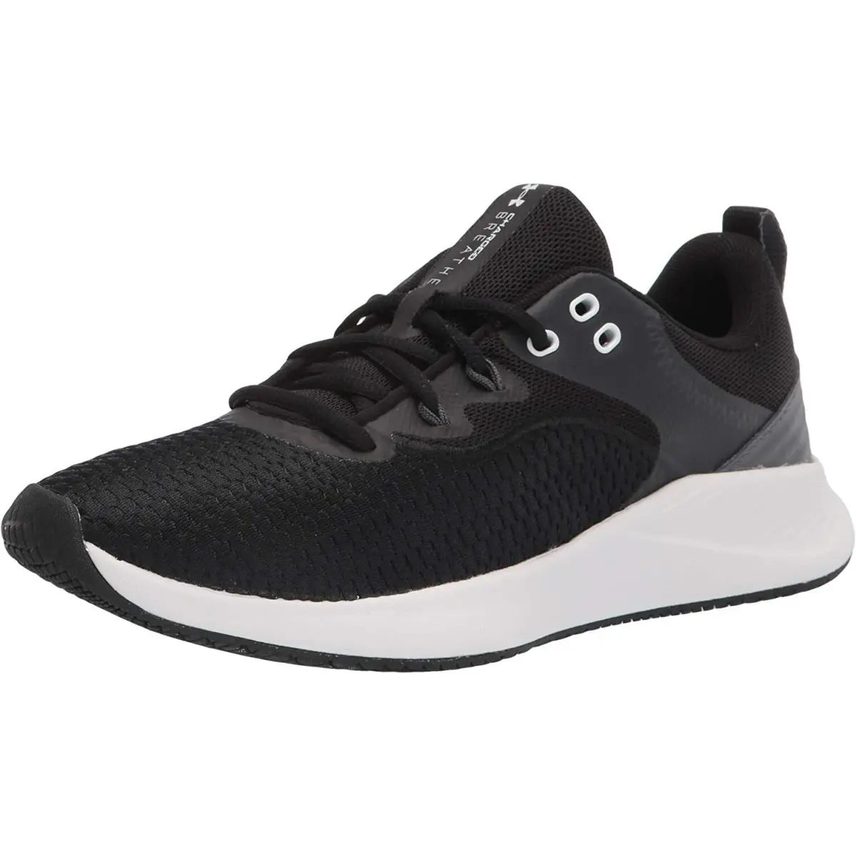 Under Armour Women`s Charged Breathe TR 3 Training Shoes - Black/White