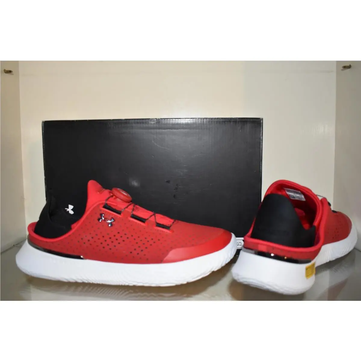 Under Armour shoes - Under Armour Men`s Slipspeed Training Shoes - 3026197 601 - Red 1