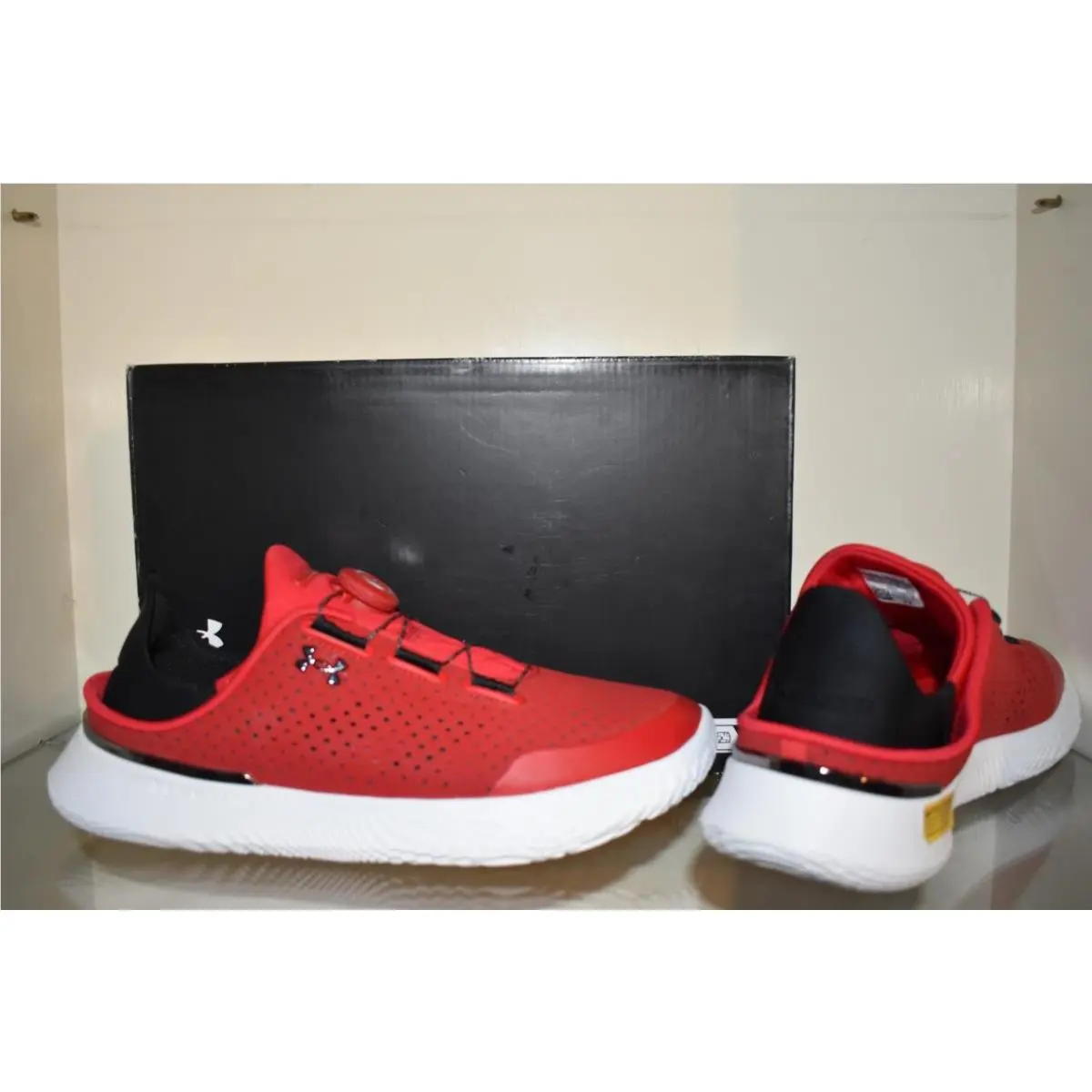 Under Armour shoes - Under Armour Men`s Slipspeed Training Shoes - 3026197 601 - Red 4