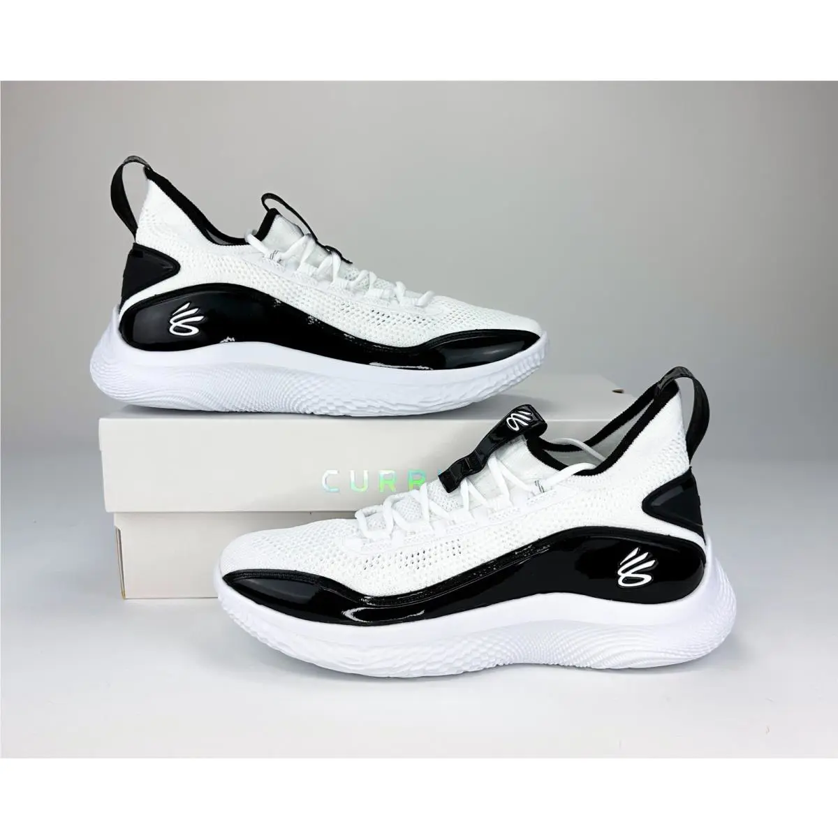 Under Armour shoes - Under Armour Team Curry 8 NM - 3024785 111 - White, 2: Black, 1: White 5