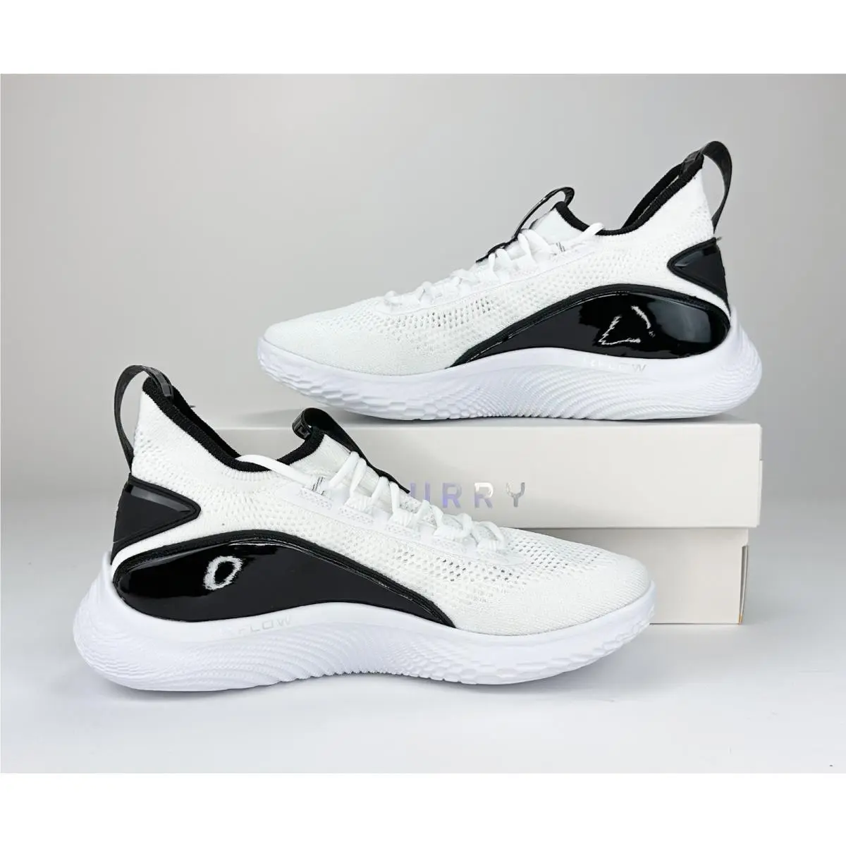 Under Armour shoes - Under Armour Team Curry 8 NM - 3024785 111 - White, 2: Black, 1: White 19