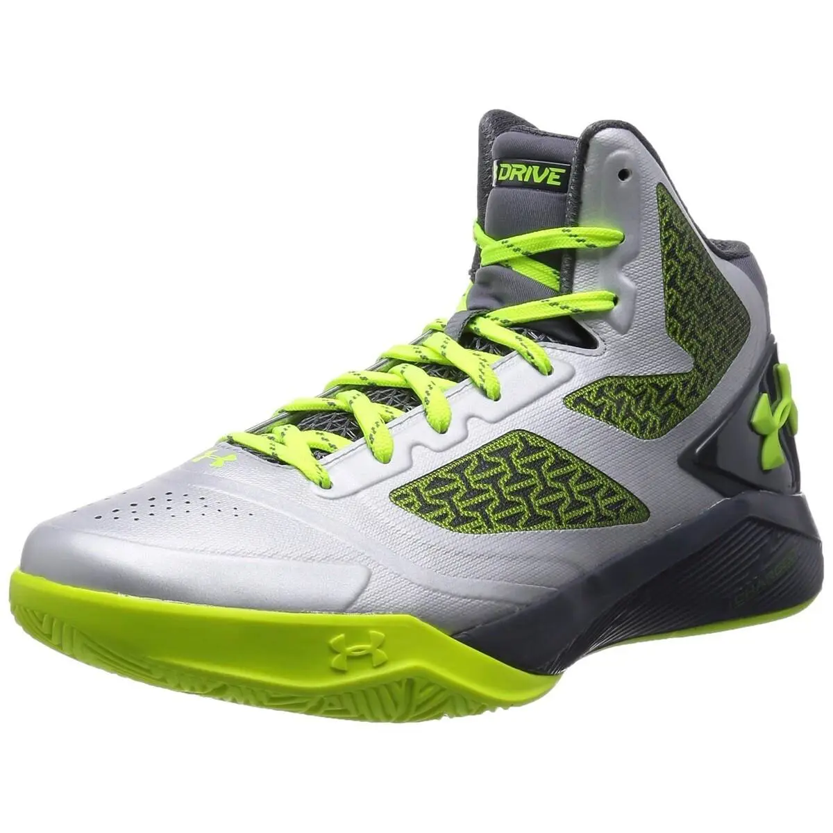 Under Armour Men Clutchfit Drive 2 Basketball Shoes - Silver