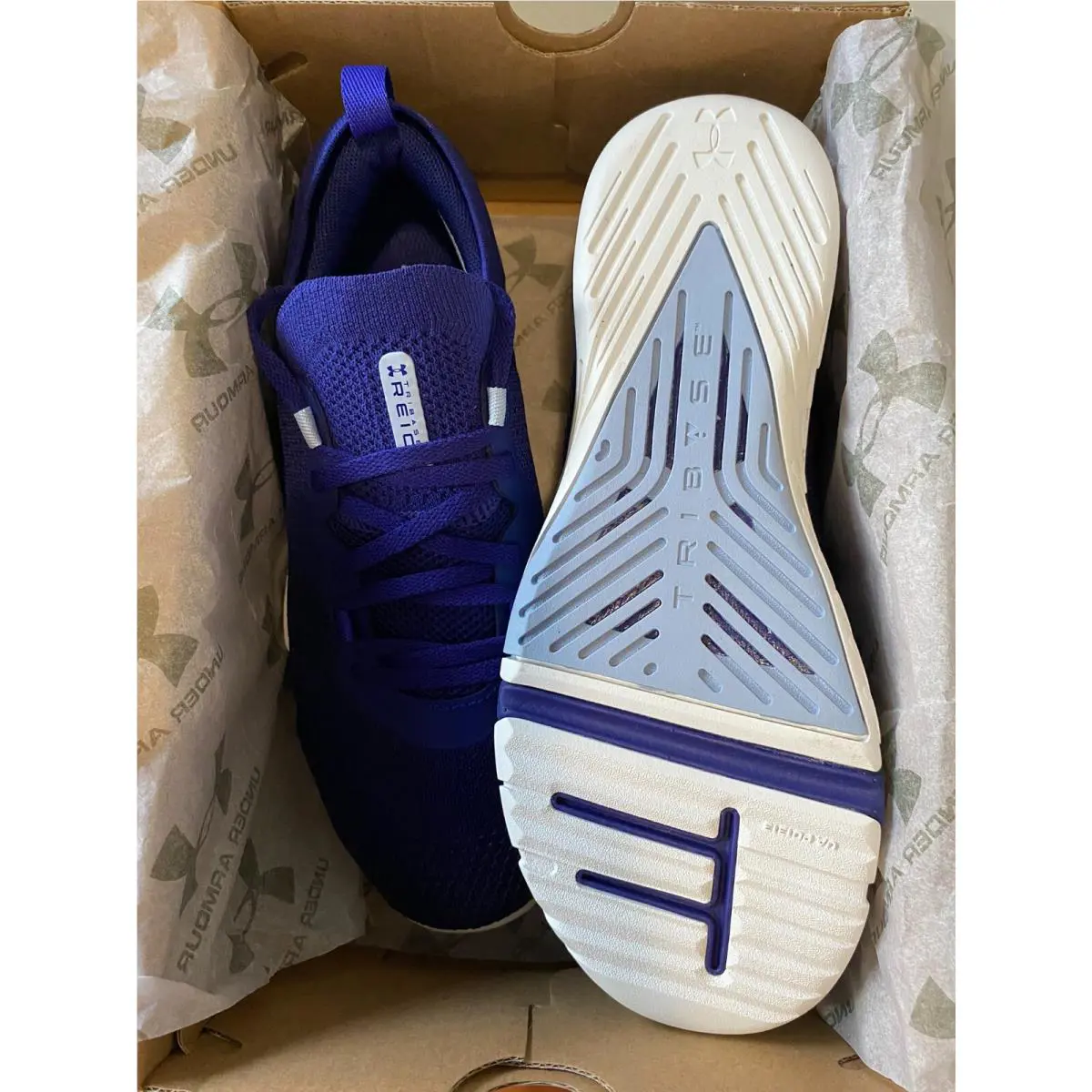 Under Armour shoes - Under Armour Tribase Reign 3 - 3023699-500 - Blue 42