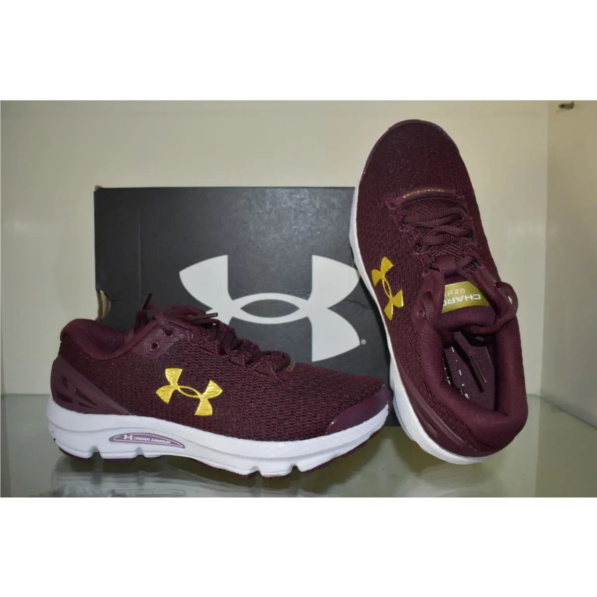 Under Armour shoes - Under Armour Charged Gemini - Charged Gemini - 3026500 500 - Maroon 3