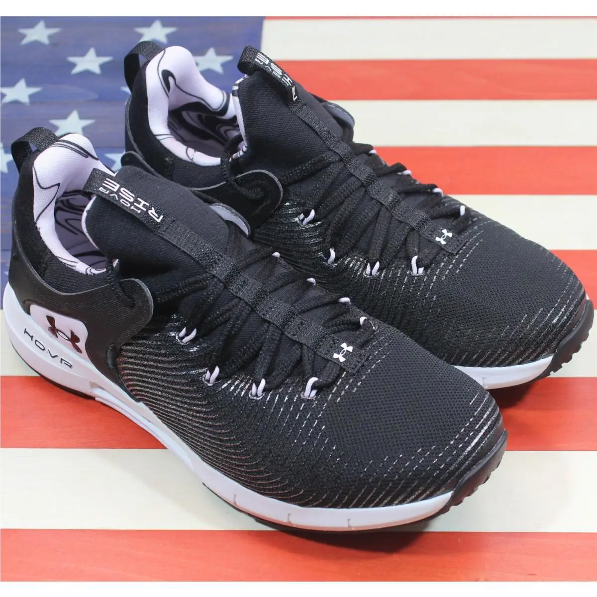 Under Armour shoes - Under Armour Hovr Rise 2 Lux - 3023091-001 - Black, Manufacturer: University-Red/Phantom/Bright-Crimson 8