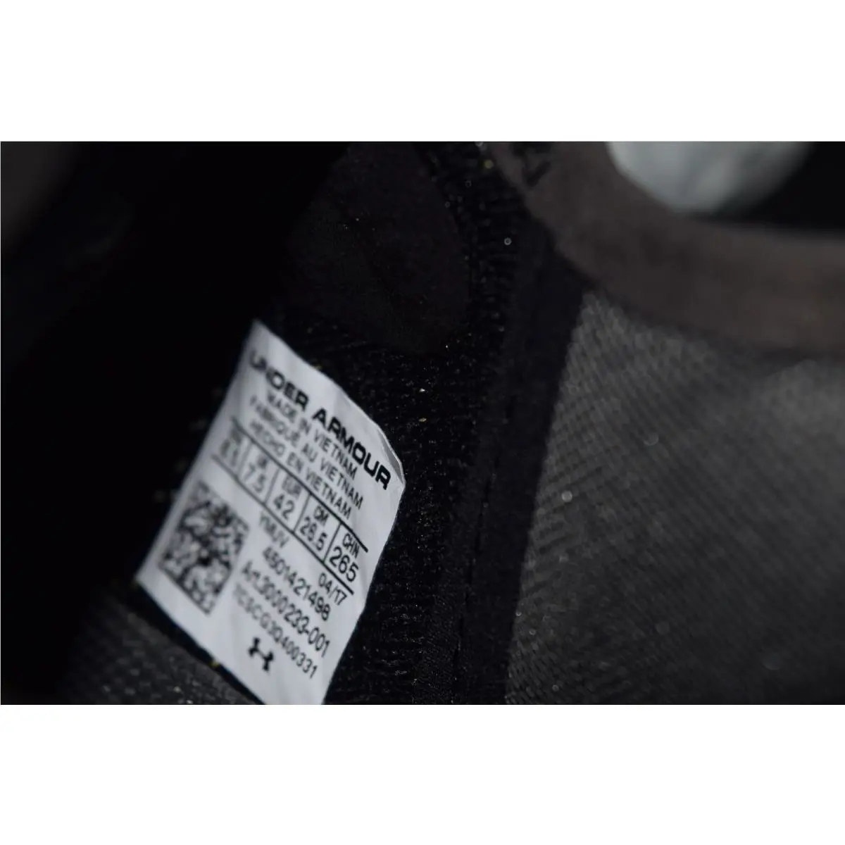 Under Armour shoes - Black, Gold 5