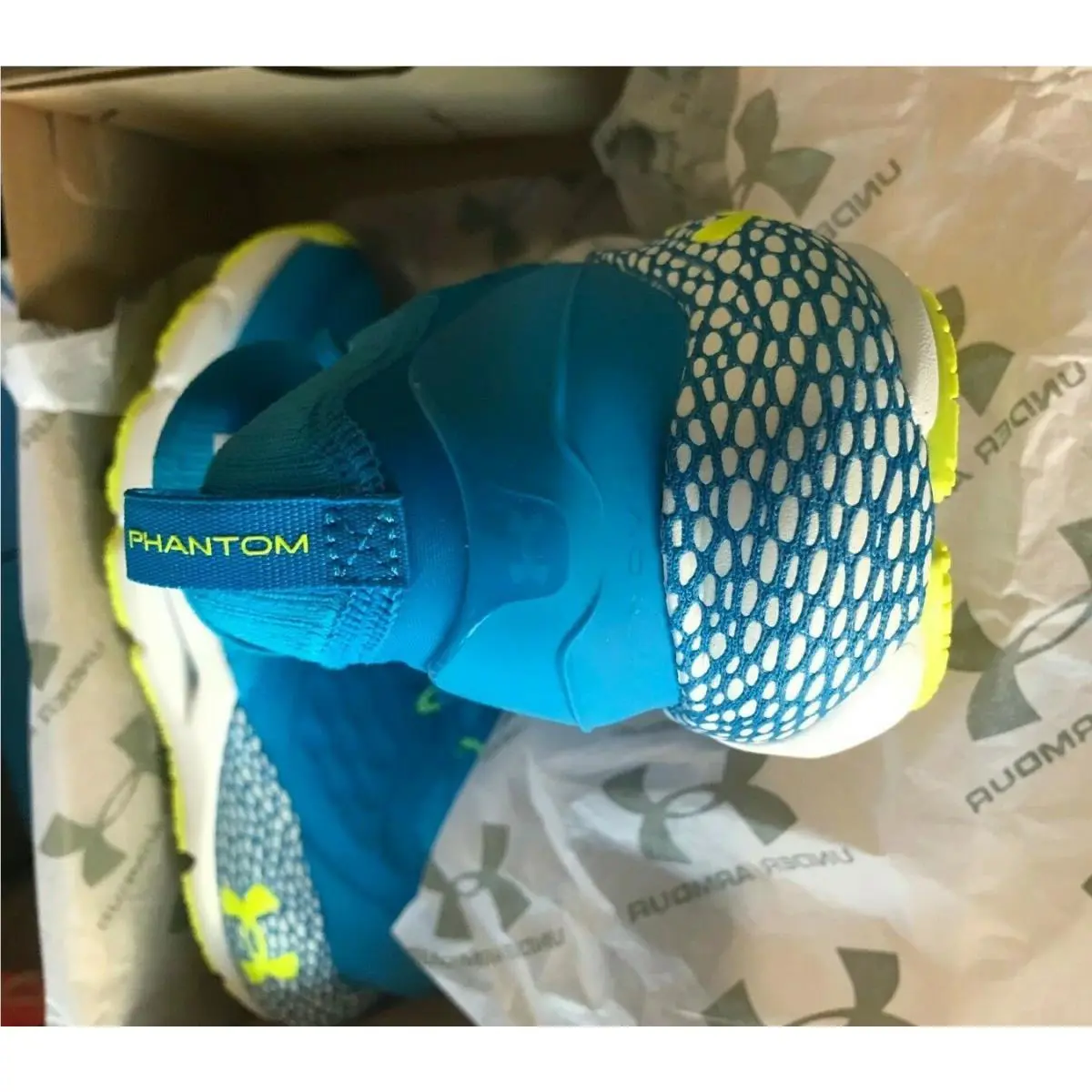 Under Armour shoes - UNDER ARMOUR HOVR PHANTOM 2 - 3023025-402 - BLUE/WHITE/YELLOW 8