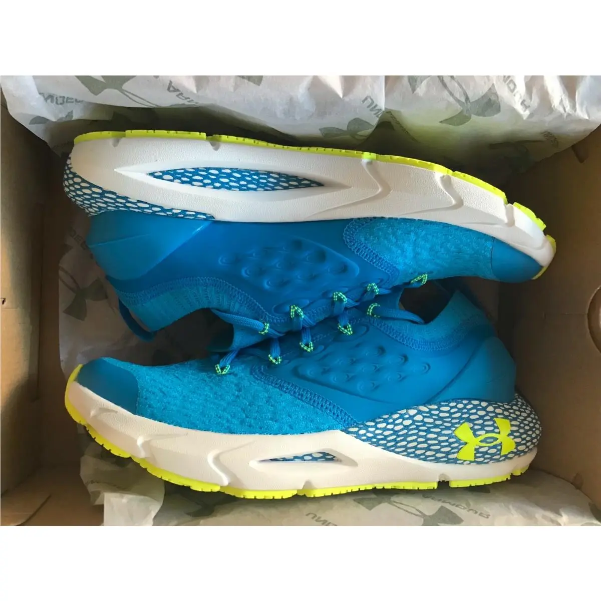 Under Armour shoes - UNDER ARMOUR HOVR PHANTOM 2 - 3023025-402 - BLUE/WHITE/YELLOW 16